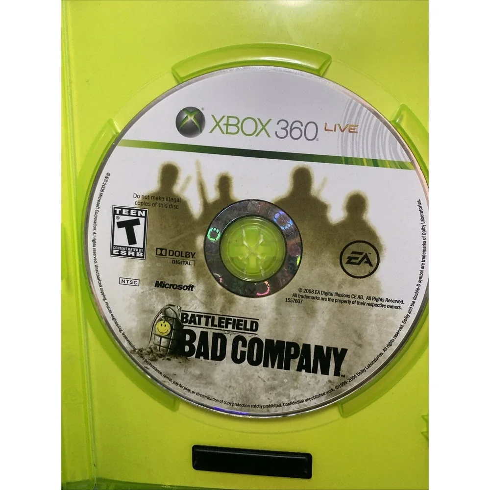 Bad Company Battlefield Microsoft Xbox 360 with Case No Manual